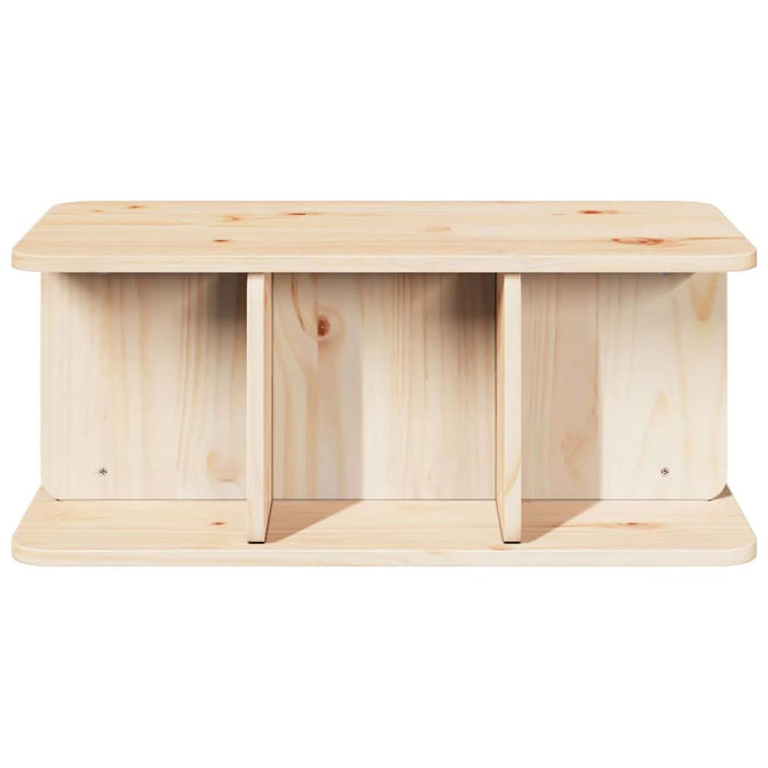 Masă de cafea natural 80 x 39,5 x 33,5 cm Lemn masiv de pin - WALTI WALTI