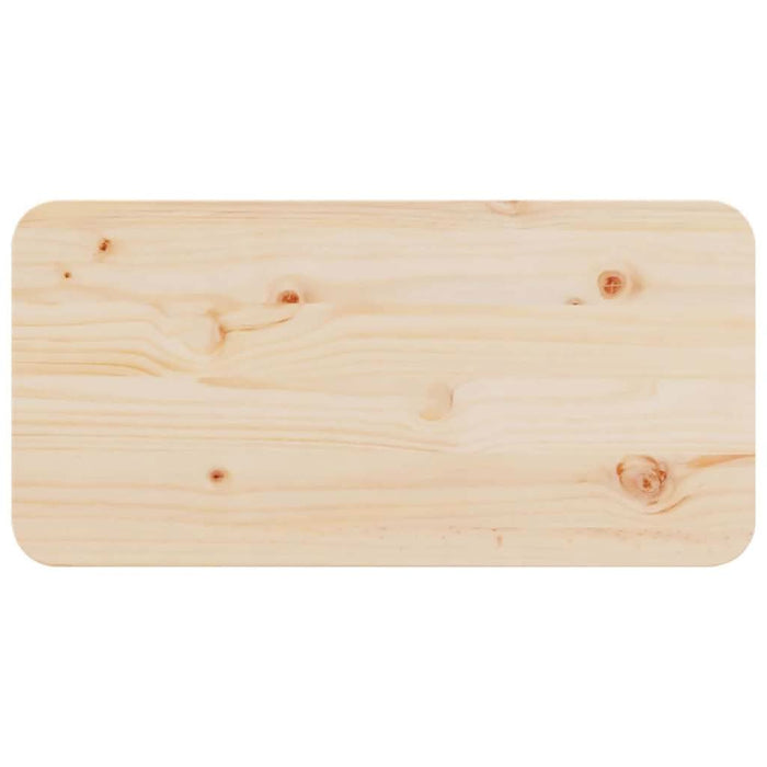 Masă de cafea natural 80 x 39,5 x 33,5 cm Lemn masiv de pin - WALTI WALTI