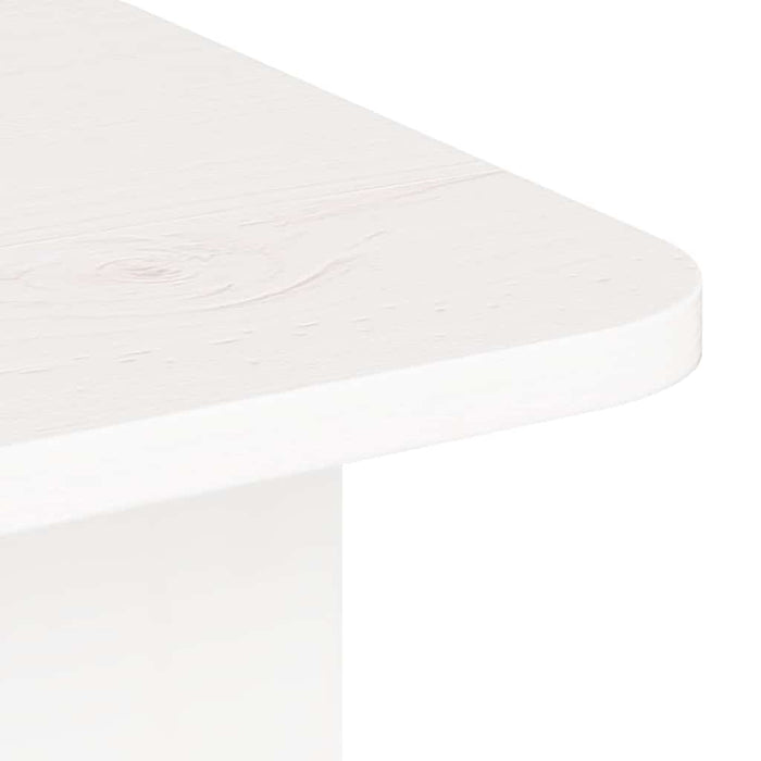 Masă de cafea Alb 80 x 39,5 x 33,5 cm Lemn masiv de pin - WALTI WALTI