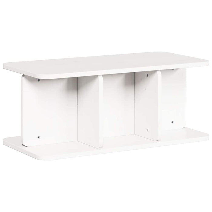 Masă de cafea Alb 80 x 39,5 x 33,5 cm Lemn masiv de pin - WALTI WALTI