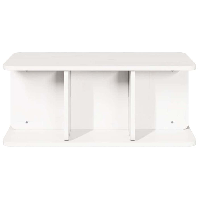 Masă de cafea Alb 80 x 39,5 x 33,5 cm Lemn masiv de pin - WALTI WALTI