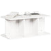 Masă de cafea Alb 80 x 39,5 x 33,5 cm Lemn masiv de pin - WALTI WALTI