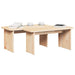 Masă de cafea 2 pcs natural Lemn masiv de pin - WALTI WALTI