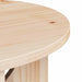Masă de cafea natural 50 x 50 x 35 cm Lemn masiv de pin - WALTI WALTI