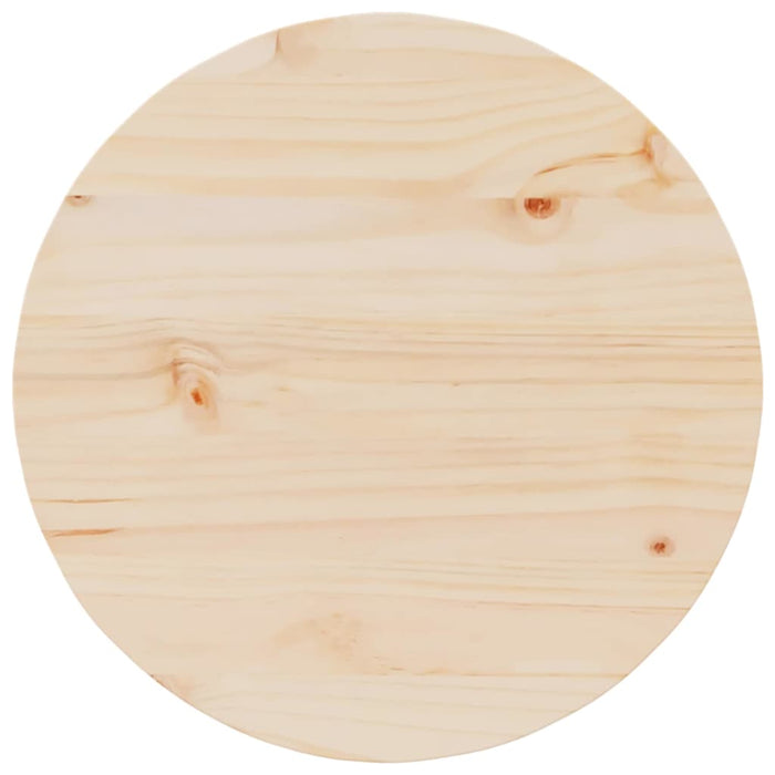 Masă de cafea natural 50 x 50 x 35 cm Lemn masiv de pin - WALTI WALTI
