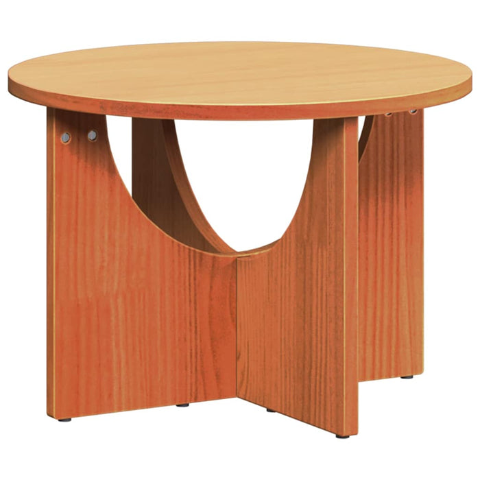 Masă de cafea Maroniu cerat 50 x 50 x 35 cm Lemn masiv de pin - WALTI WALTI