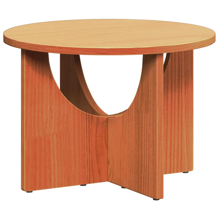 Masă de cafea Maroniu cerat 50 x 50 x 35 cm Lemn masiv de pin - WALTI WALTI