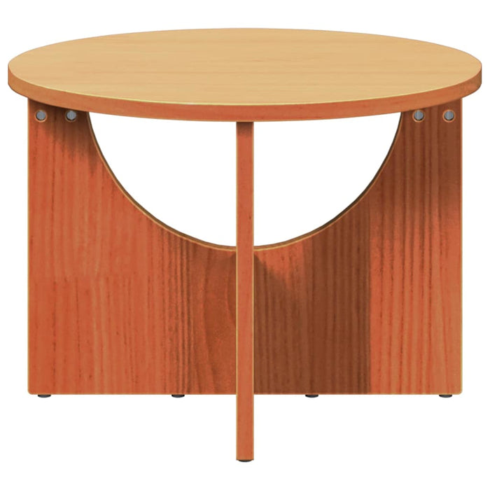 Masă de cafea Maroniu cerat 50 x 50 x 35 cm Lemn masiv de pin - WALTI WALTI