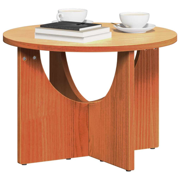 Masă de cafea Maroniu cerat 50 x 50 x 35 cm Lemn masiv de pin - WALTI WALTI