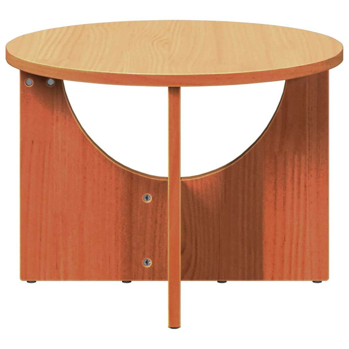 Masă de cafea Maroniu cerat 50 x 50 x 35 cm Lemn masiv de pin - WALTI WALTI