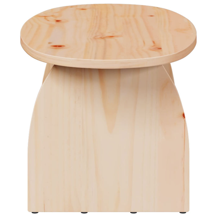 Masă de cafea Maro 80 x 40 x 35 cm Lemn de pin masiv - WALTI WALTI