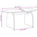 Masă de cafea Maro 80 x 40 x 35 cm Lemn de pin masiv - WALTI WALTI