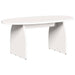 Masă de cafea Alb 80 x 40 x 35 cm Lemn de pin masiv - WALTI WALTI