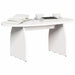 Masă de cafea Alb 80 x 40 x 35 cm Lemn de pin masiv - WALTI WALTI