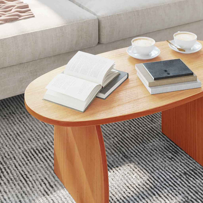 Masă de cafea Maroniu cerat 80 x 40 x 35 cm Lemn de pin masiv - WALTI WALTI