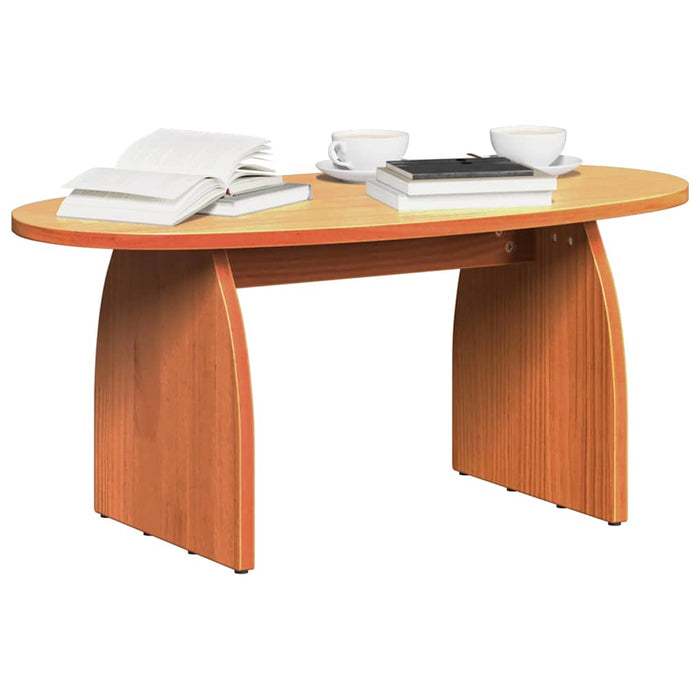 Masă de cafea Maroniu cerat 80 x 40 x 35 cm Lemn de pin masiv - WALTI WALTI