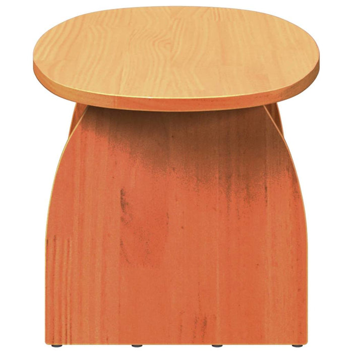 Masă de cafea Maroniu cerat 80 x 40 x 35 cm Lemn de pin masiv - WALTI WALTI