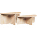 Masă de cafea 2 pcs natural Lemn masiv de pin - WALTI WALTI