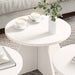 Masă de cafea 3 pcs Alb - WALTI WALTI