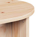 Masă de cafea natural 80 x 39,5 x 35 cm Lemn masiv de pin - WALTI WALTI