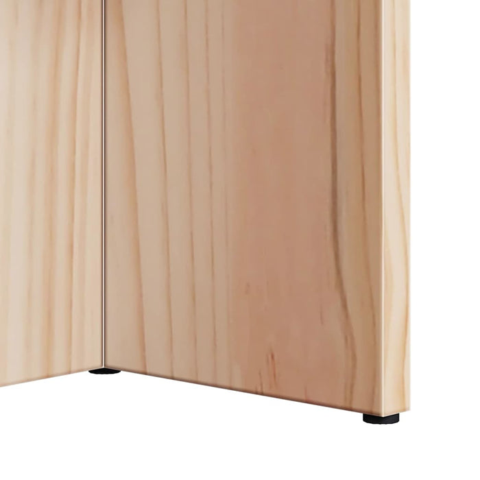 Masă de cafea natural 80 x 39,5 x 35 cm Lemn masiv de pin - WALTI WALTI