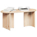 Masă de cafea natural 80 x 39,5 x 35 cm Lemn masiv de pin - WALTI WALTI