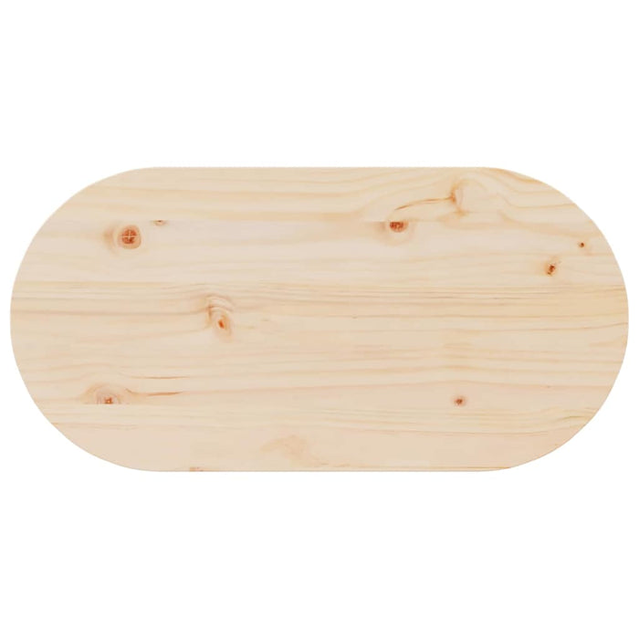 Masă de cafea natural 80 x 39,5 x 35 cm Lemn masiv de pin - WALTI WALTI