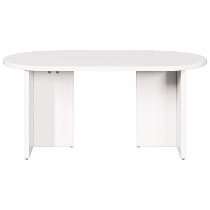 Masă de cafea Alb 80 x 39,5 x 35 cm Lemn masiv de pin - WALTI WALTI