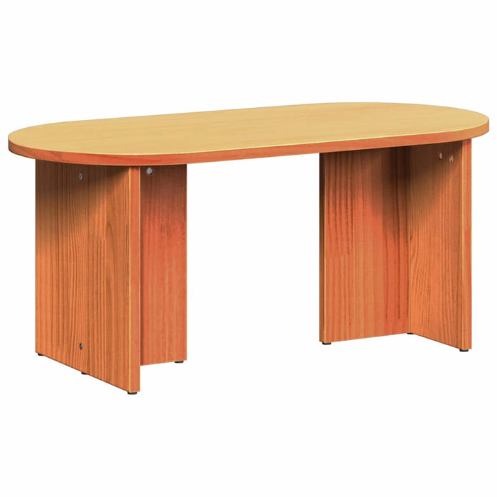 Masă de cafea Maroniu cerat 80 x 39,5 x 35 cm Lemn masiv de pin - WALTI WALTI