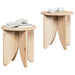 Masă de cafea 2 pcs natural - WALTI WALTI