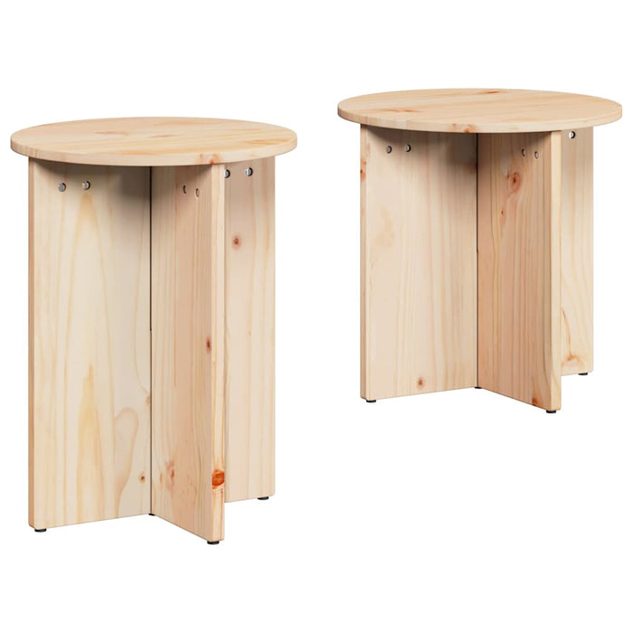 Masă de cafea 2 pcs natural - WALTI WALTI