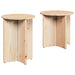 Masă de cafea 2 pcs natural - WALTI WALTI
