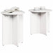 Masă de cafea 2 pcs Alb - WALTI WALTI