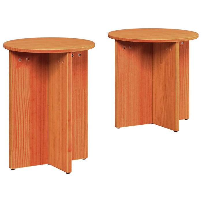 Masă de cafea 2 pcs Maroniu cerat - WALTI WALTI