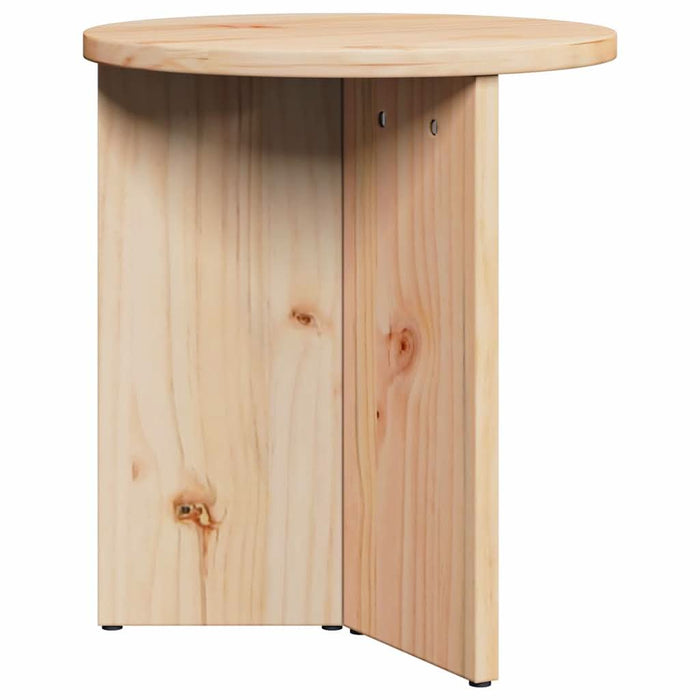 Masă de cafea 2 pcs natural Lemn masiv de pin - WALTI WALTI