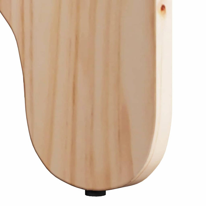 Masă de cafea 2 pcs natural Lemn masiv de pin - WALTI WALTI