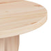 Masă de cafea natural 39,5 x 39,5 x 53,5 cm Lemn masiv de pin - WALTI WALTI