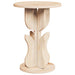 Masă de cafea natural 39,5 x 39,5 x 53,5 cm Lemn masiv de pin - WALTI WALTI