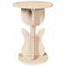 Masă de cafea natural 39,5 x 39,5 x 53,5 cm Lemn masiv de pin - WALTI WALTI