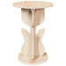 Masă de cafea natural 39,5 x 39,5 x 53,5 cm Lemn masiv de pin - WALTI WALTI