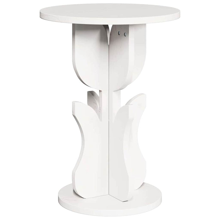 Masă de cafea Alb 39,5 x 39,5 x 53,5 cm Lemn masiv de pin - WALTI WALTI