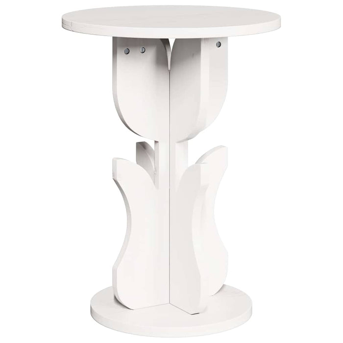 Masă de cafea Alb 39,5 x 39,5 x 53,5 cm Lemn masiv de pin - WALTI WALTI