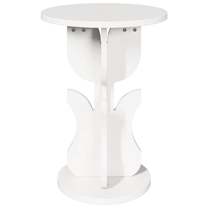 Masă de cafea Alb 39,5 x 39,5 x 53,5 cm Lemn masiv de pin - WALTI WALTI