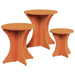 Masă de cafea 3 pcs Maroniu cerat - WALTI WALTI
