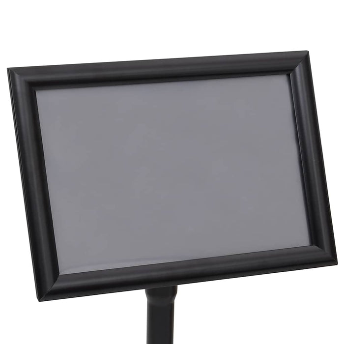 Suporturi pentru postere 2 pcs Negru 45 x 32,7 x 108 cm - WALTI WALTI