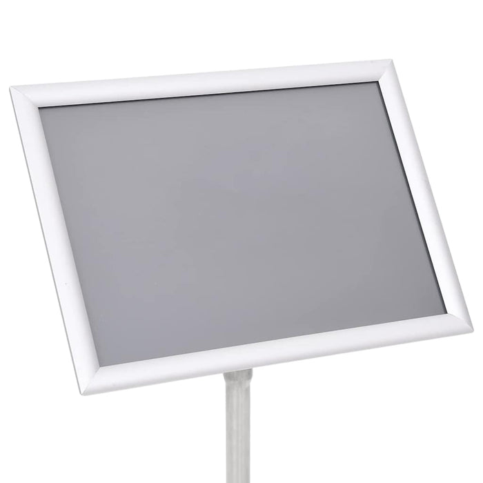 Suporturi pentru postere 2 pcs Argintiu 45 x 32,7 x 108 cm - WALTI WALTI