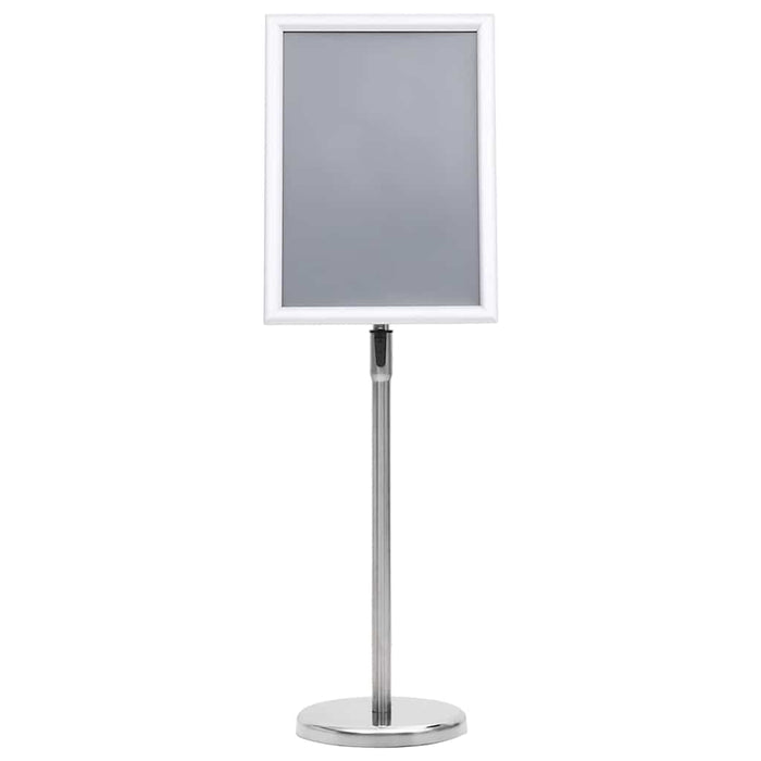 Suporturi pentru postere 2 pcs Argintiu 45 x 32,7 x 108 cm - WALTI WALTI