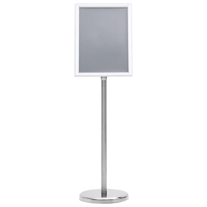 Suporturi pentru postere 2 pcs Argintiu 32.7 x 24 x 108 cm - WALTI WALTI