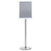 Suporturi pentru postere 2 pcs Argintiu 32.7 x 24 x 108 cm - WALTI WALTI