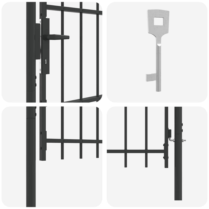Poartă de gard BOXTEL 103 x 124,5 cm Oțel vopsit electrostatic WALTI